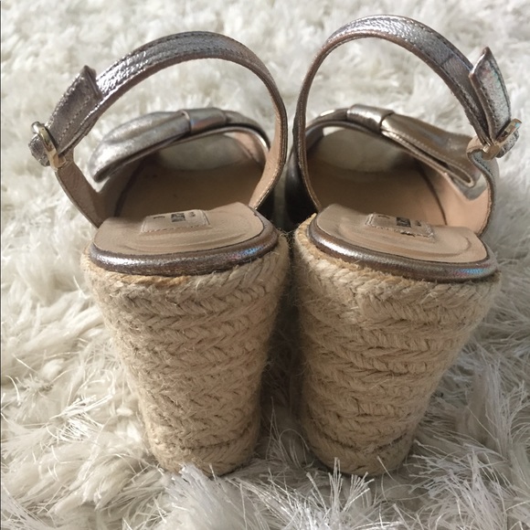 Valentino Espadrilles Bow Wedge Slingback - Picture 5 of 6